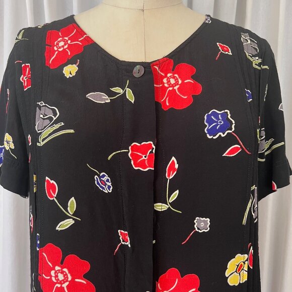 Marly's Made in Italy Rayon Dress w/Pockets - Picture 2 of 6